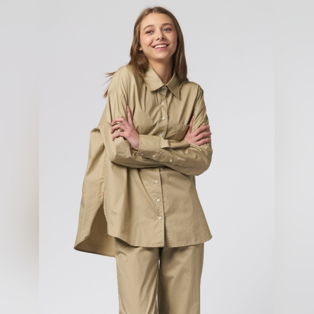 Xirena Sydney Button-Down Shirt Oversized Size XS Relaxed Casual Top
